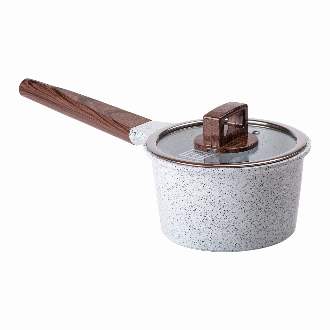 Сотейник 1,65 л з кришкою з жароміцного скла та антипригарним покриттям для індукційних плит