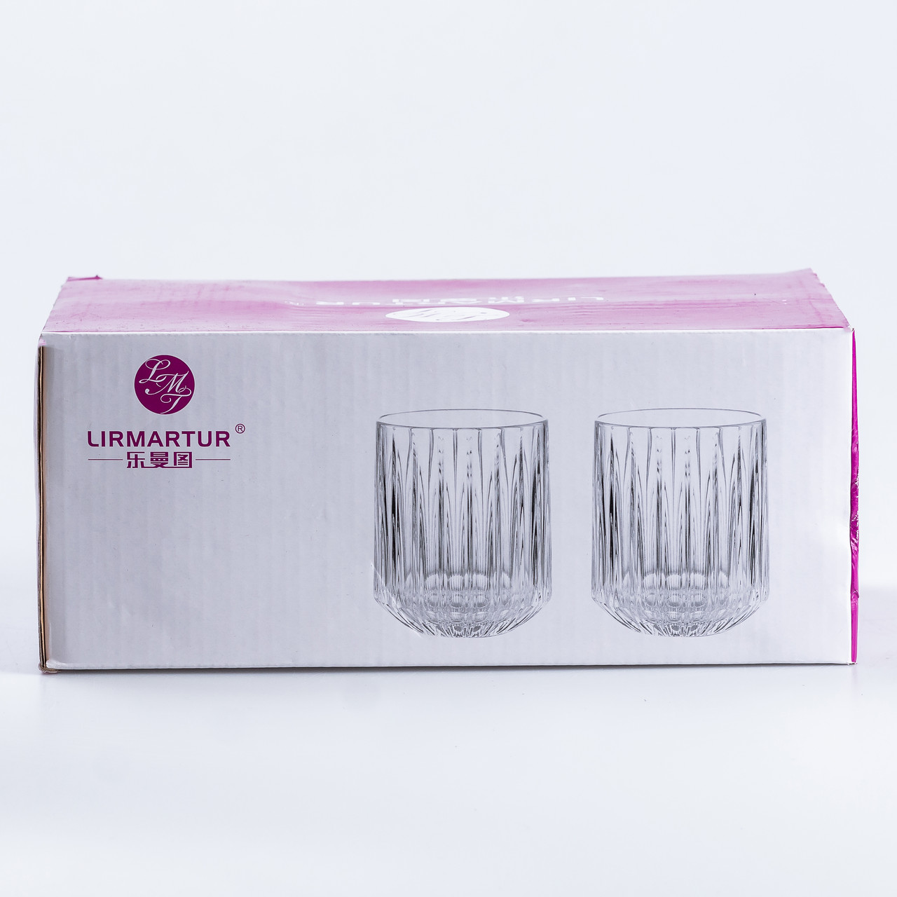 Набір склянок скляних 6 штук по 315 мл прозорий