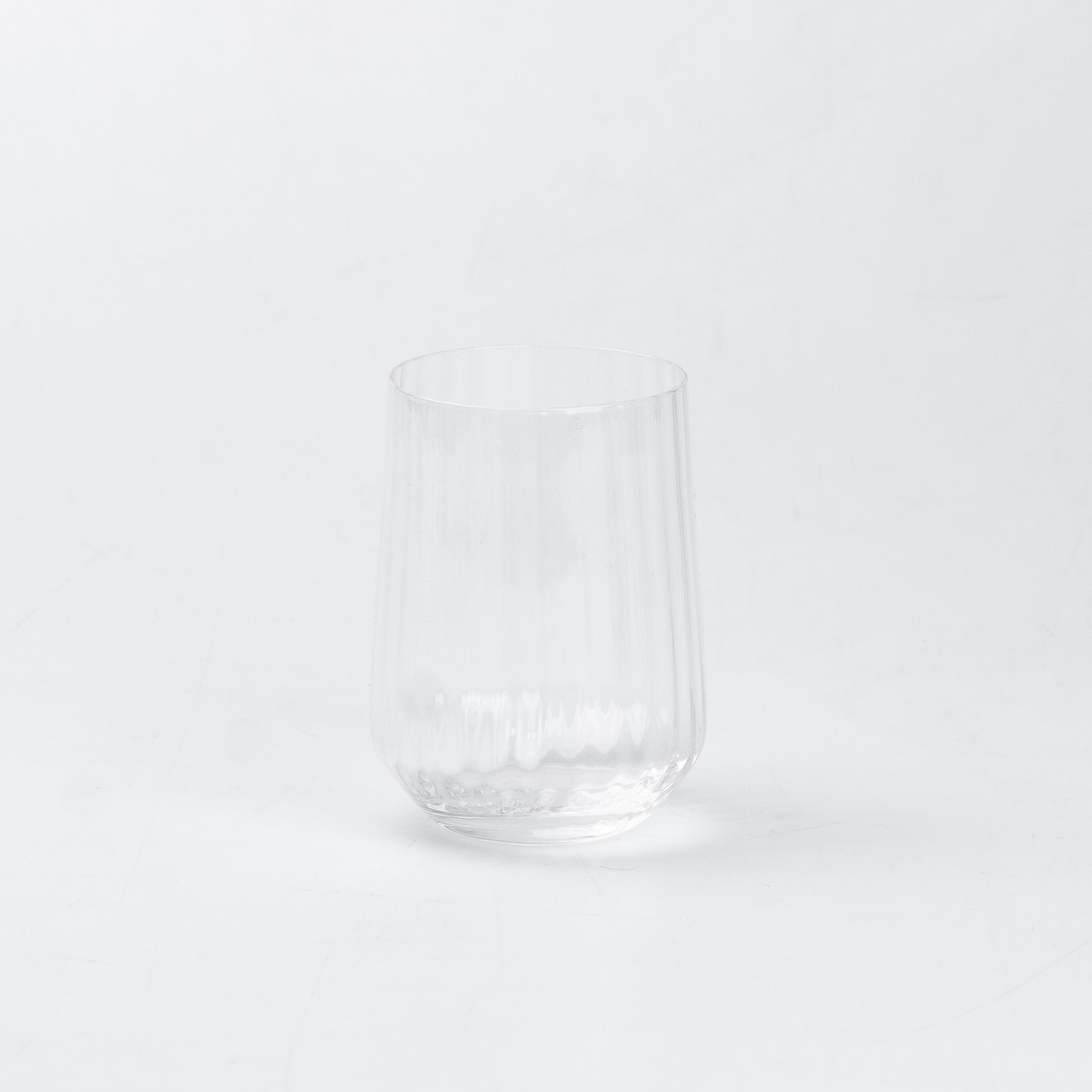 Набір склянок ребристих 6 штук по 450 мл прозорий