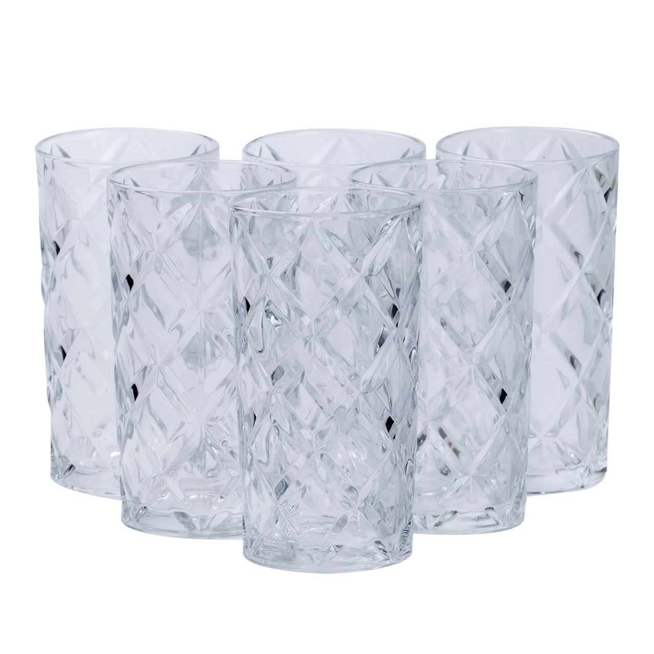Набір склянок 6 шт по 400 мл прозорі