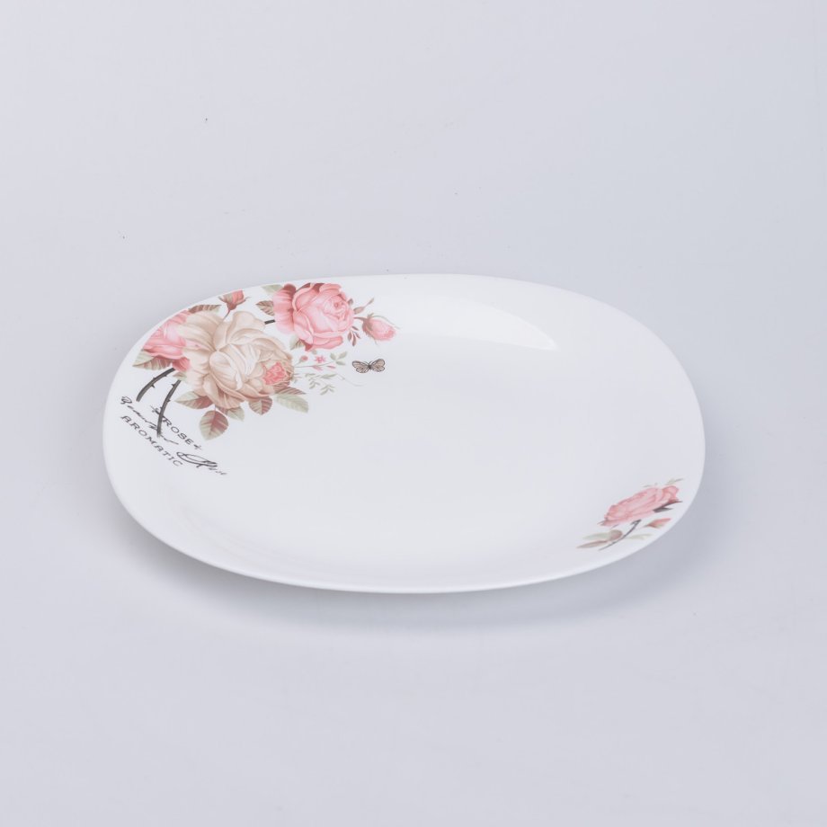 Столовий сервіз керамічний на 6 персон 18 тарілок білий