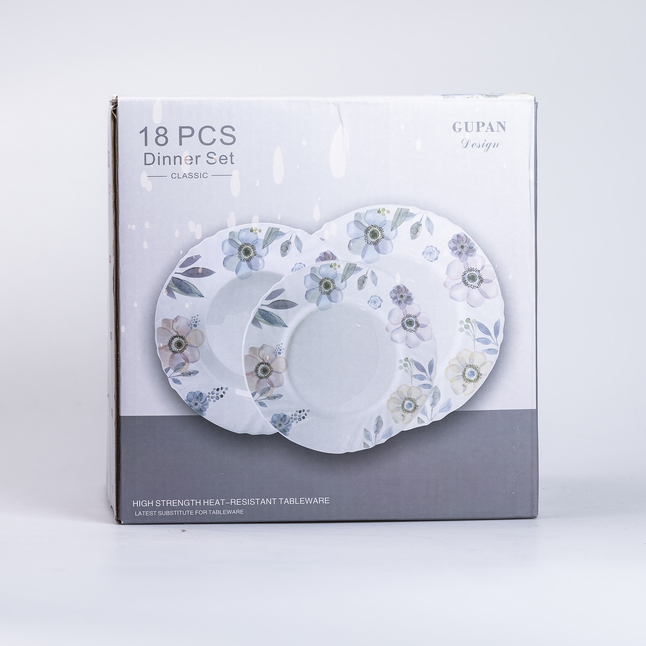 Столовий керамічний сервіз на 6 персон 18 предметів Білий