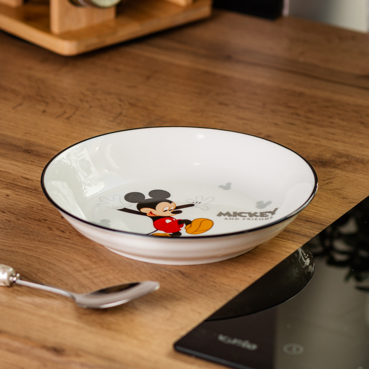 Дитяча керамічна тарілка Міккі Маус 350 мл