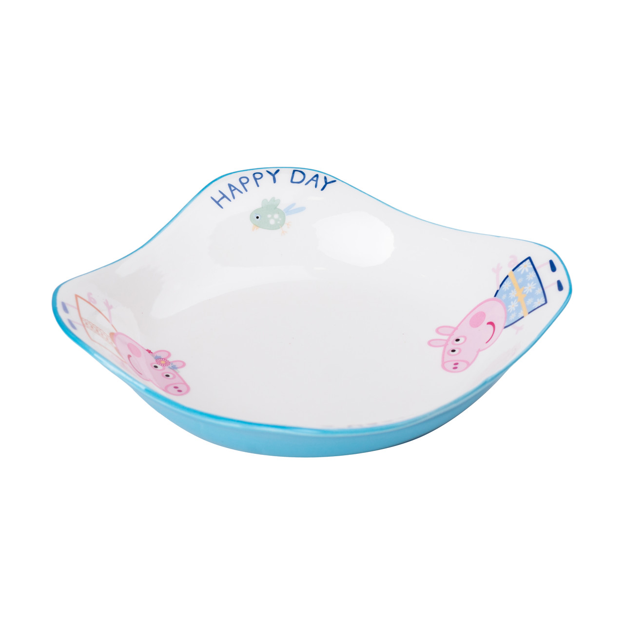 Керамічна, глибока тарілка для дітей, 350 мл.