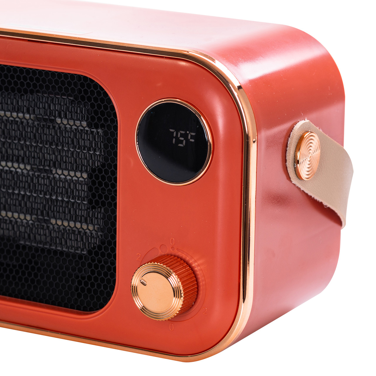 Тепловентилятор SmartX 1200W White обігрівач електричний Жовтогарячий