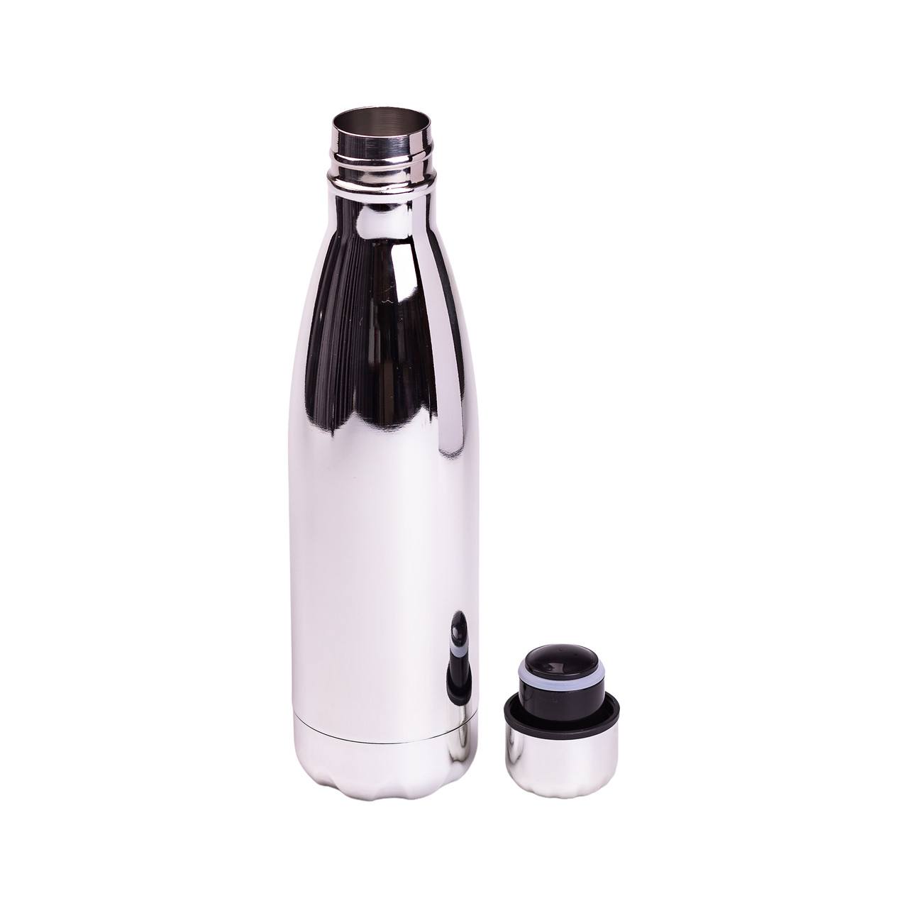 Термопляшка з нержавіючої сталі 500 мл металік