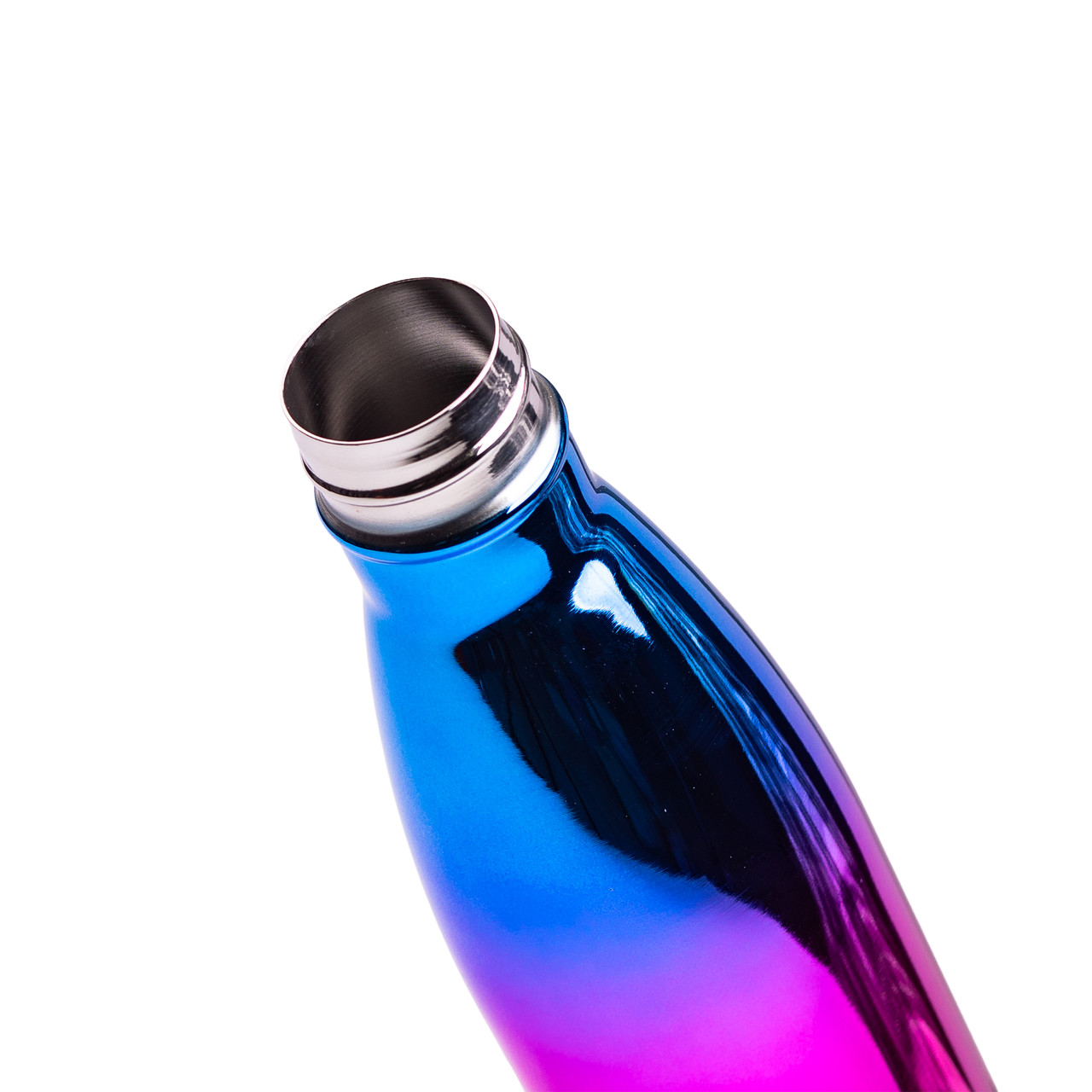 Термопляшка з нержавіючої сталі 500 сл синій металік