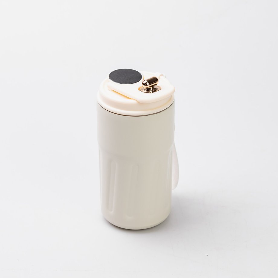 Термочашка Coffee з датчиком температури 500 мл біла