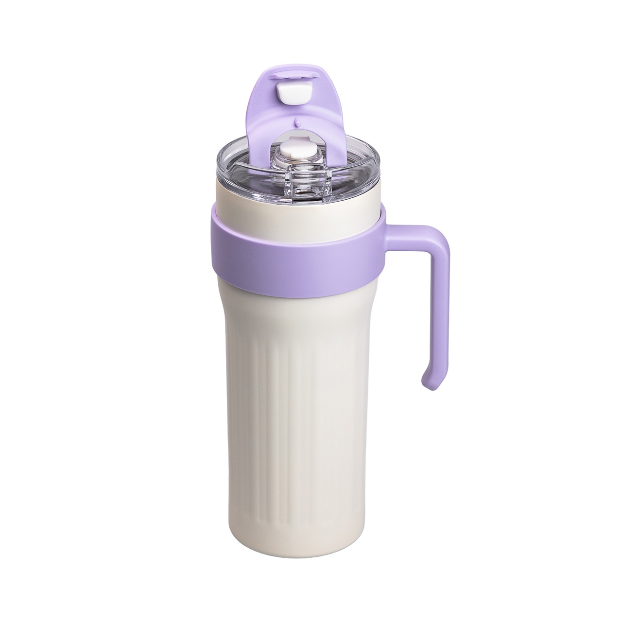 Термочашка Big Mac 1,2 л з трубочкою біла