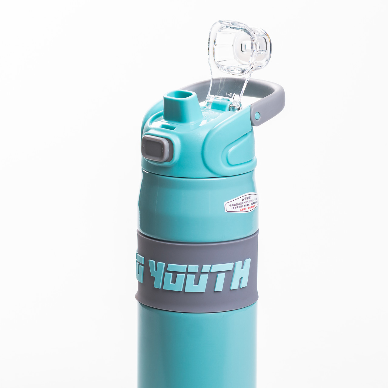 Термос спортивний з мундштуком 680 мл м'ятний