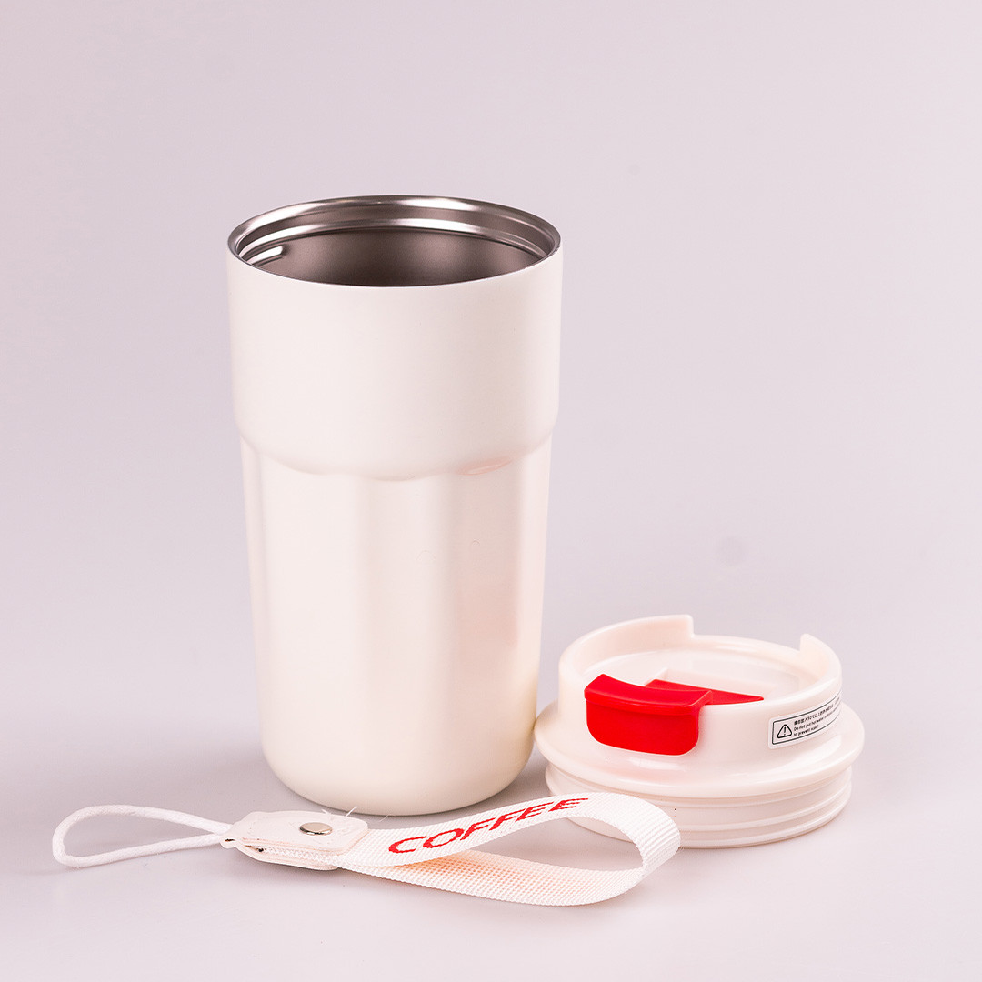 Термокружка з нержавіючої сталі 450 мл Бежевий