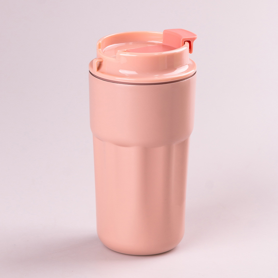 Термокружка з нержавіючої сталі 450 мл Рожевий