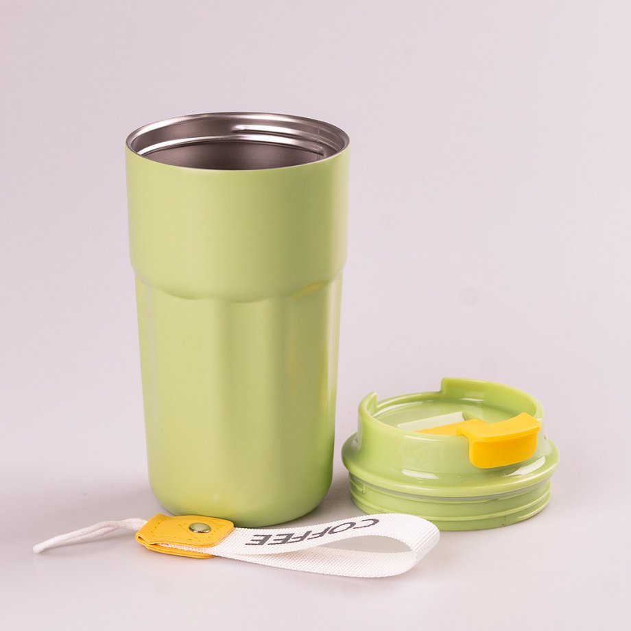 Термокружка з нержавіючої сталі 450 мл Зелений