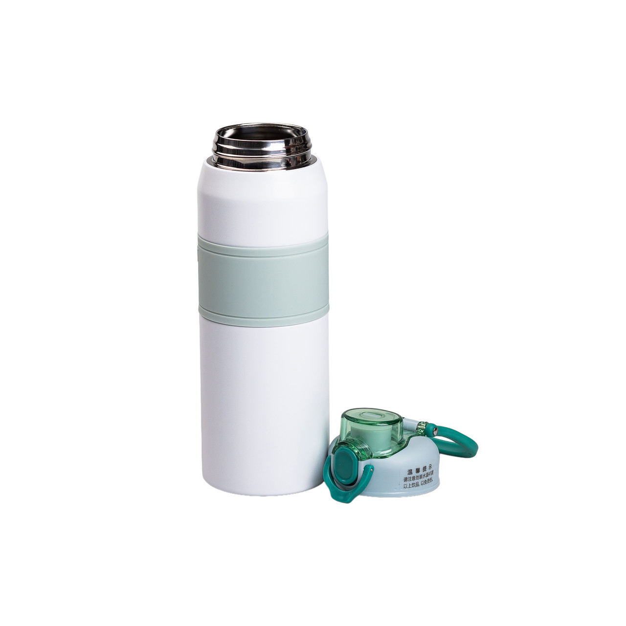 Термос із нержавіючої сталі з мундштуком 800 мл М'ятний