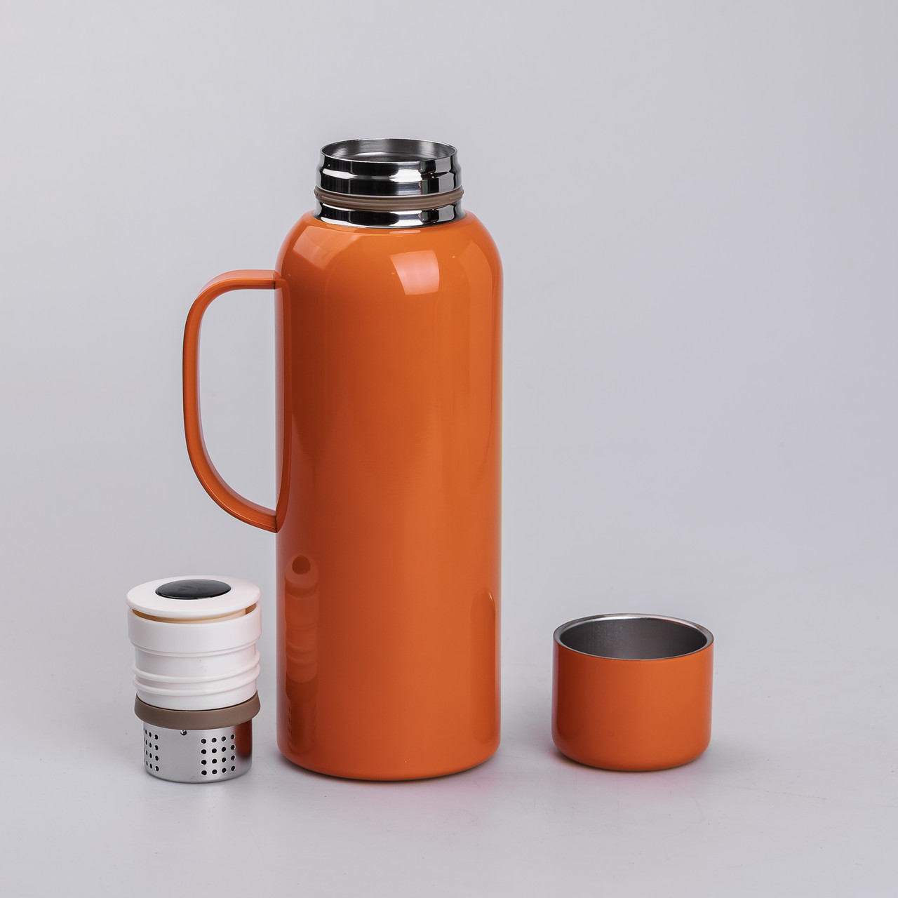 Термос Vacuum з датчиком температури на 820 мл помаранчевий