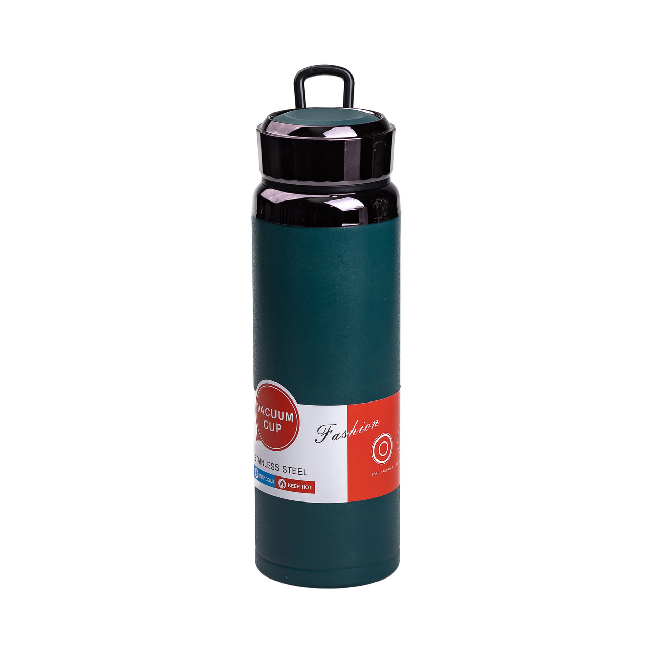 Термос з індикатором температури та широким горлом 1л зелений