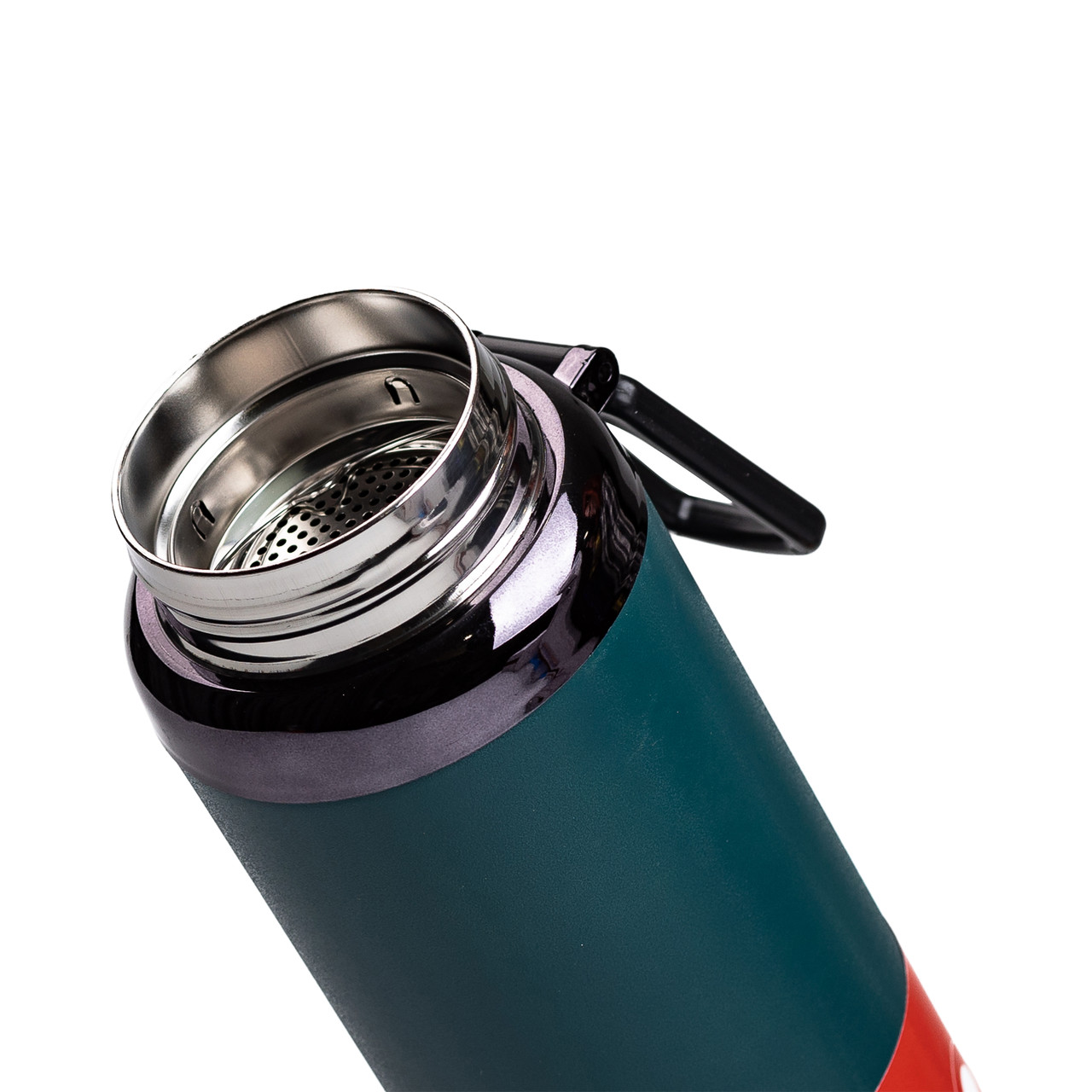 Термос з індикатором температури та широким горлом 1л зелений