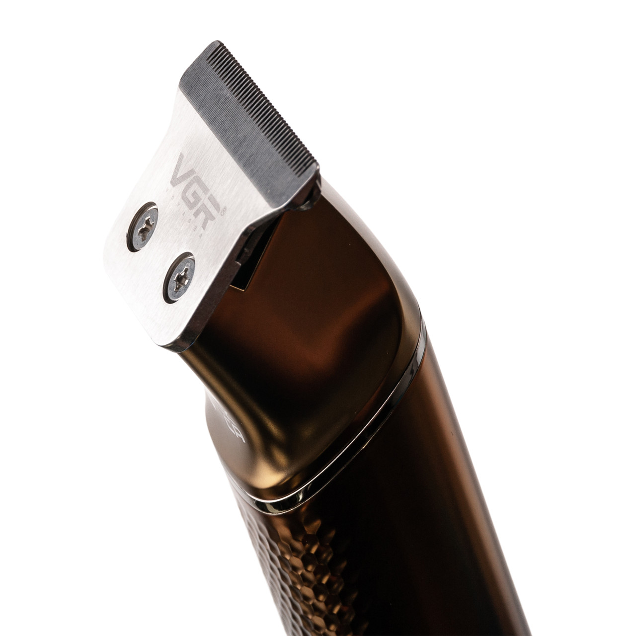 Тример для стрижки VGR V-986 з насадками та USB, золото