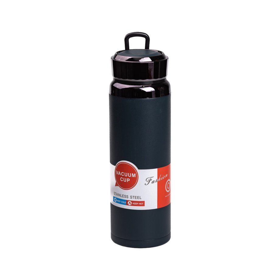 Термос з індикатором температури та широким горлом 1л синій