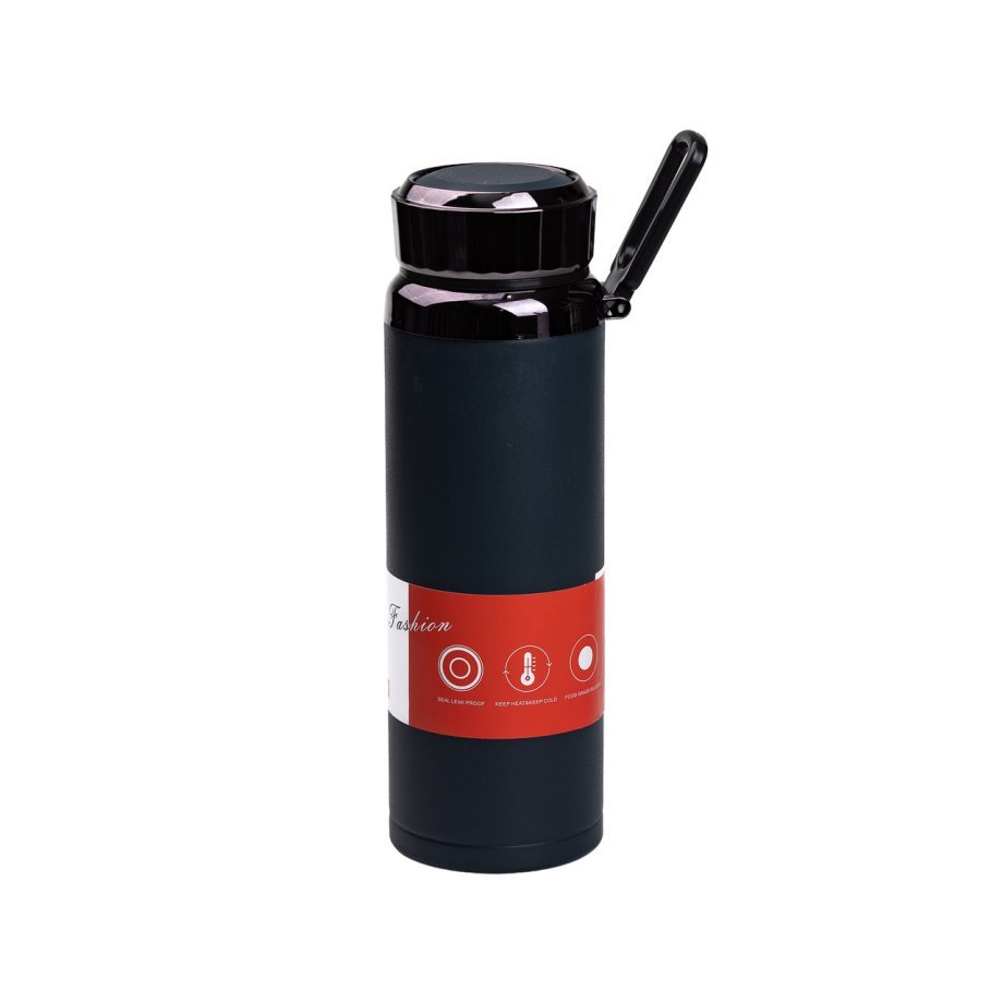 Термос з індикатором температури та широким горлом 1л синій