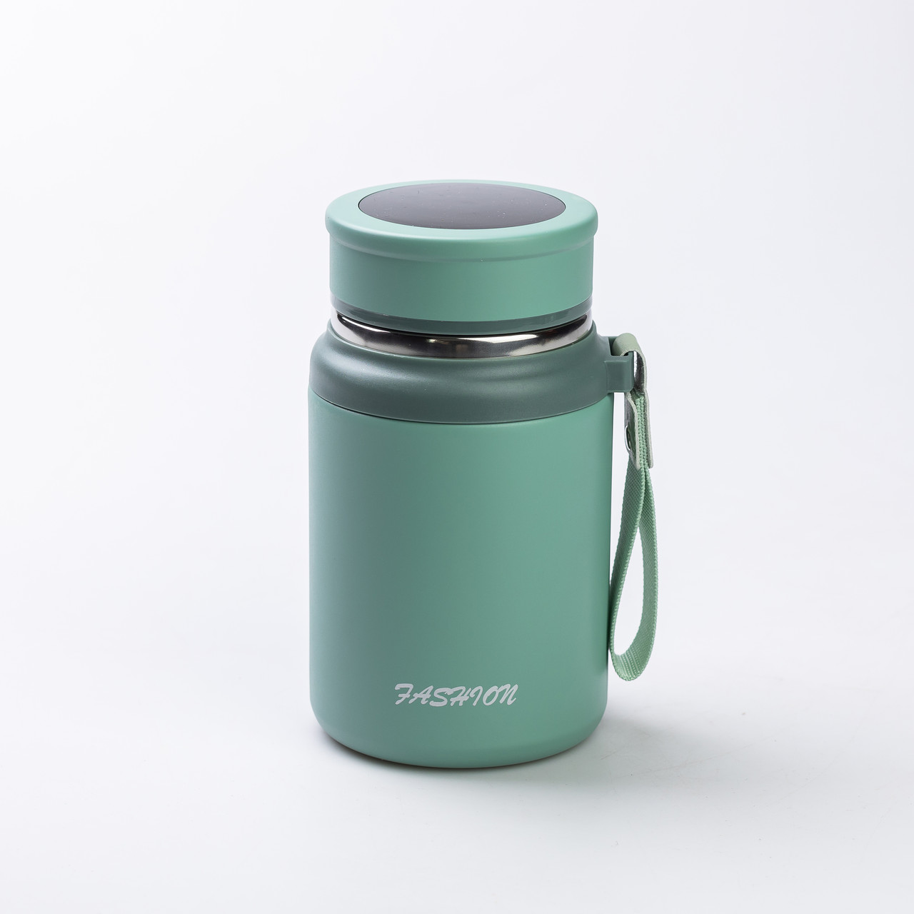 Термос Fashionна з датчиком температури 700 мл Оливковий