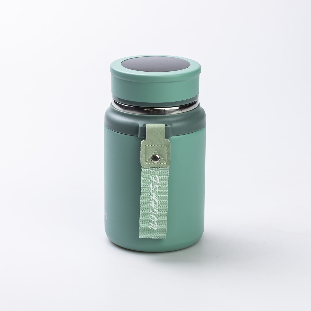 Термос Fashionна з датчиком температури 700 мл Оливковий