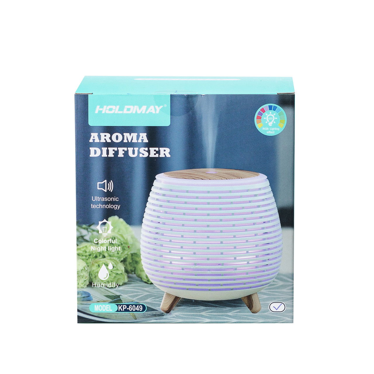 Зволожувач повітря Holdmay Aroma Diffuser 140ml Чорний