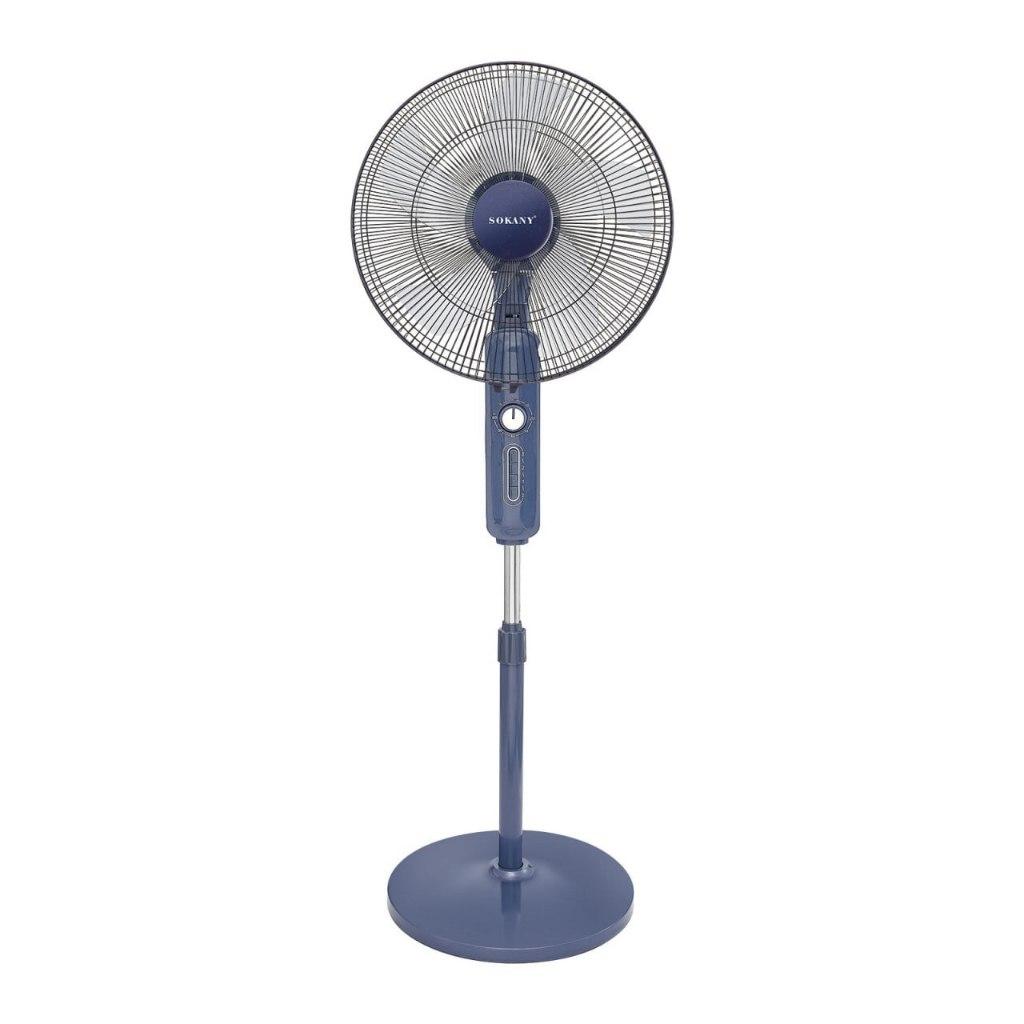 Електричний підлоговий вентилятор з 5 лопатями та 3 режимами швидкості для дому або офісу