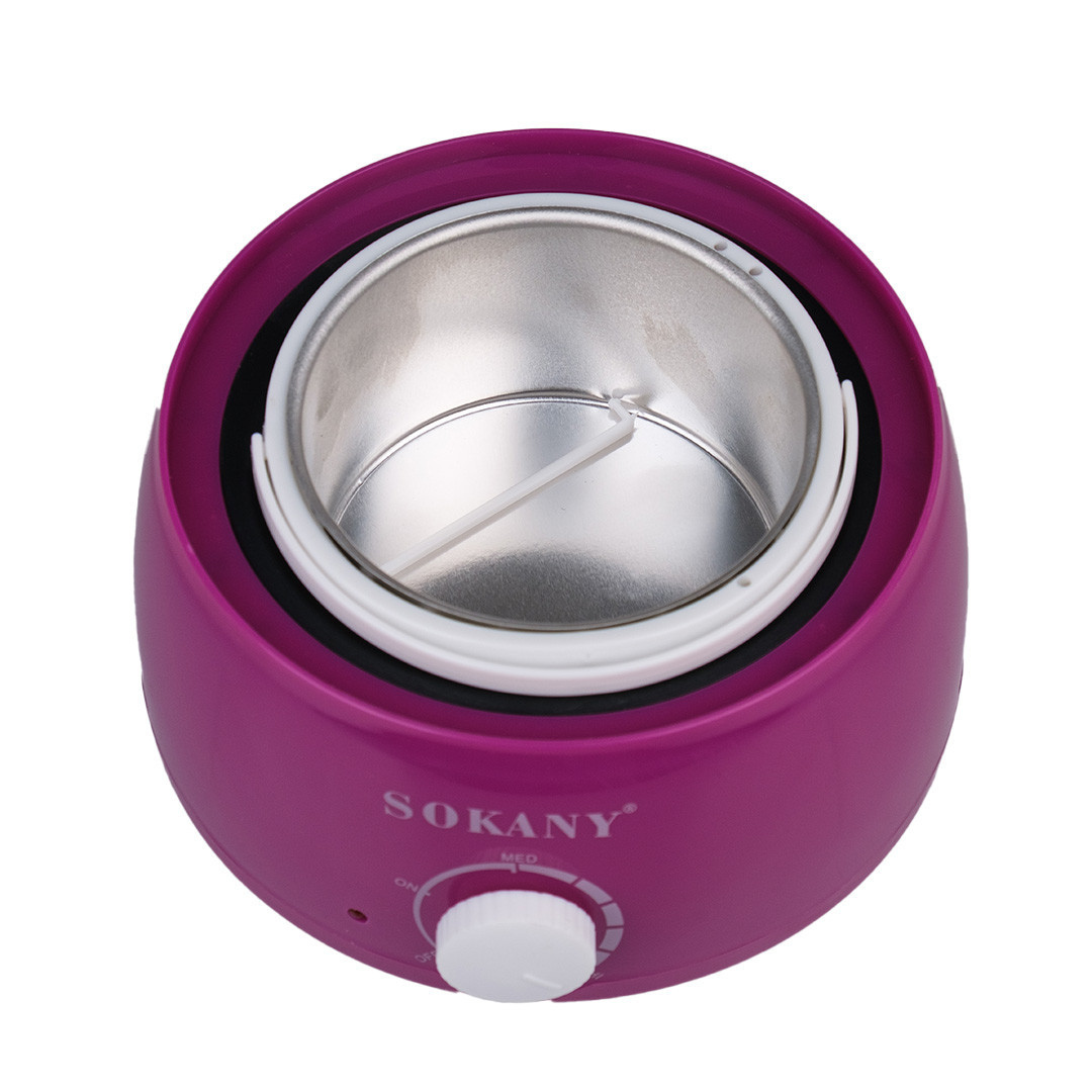 Воскоплав SOKANY SK-117 баночний з терморегулятором 500 мл фіолетовий