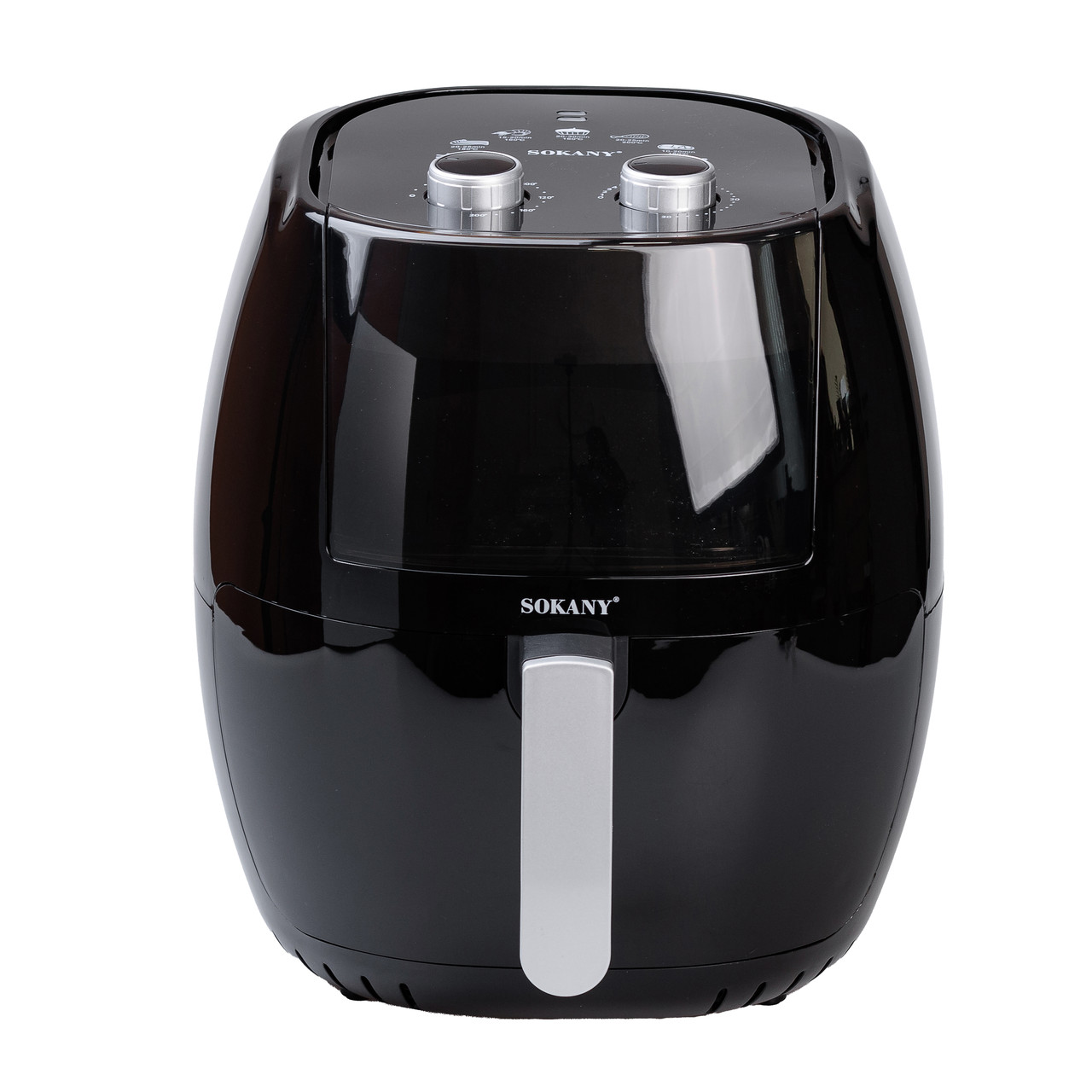 Аерофритюрниця Sokany SK-8013 на 8 літрів, 1800 Вт чорна