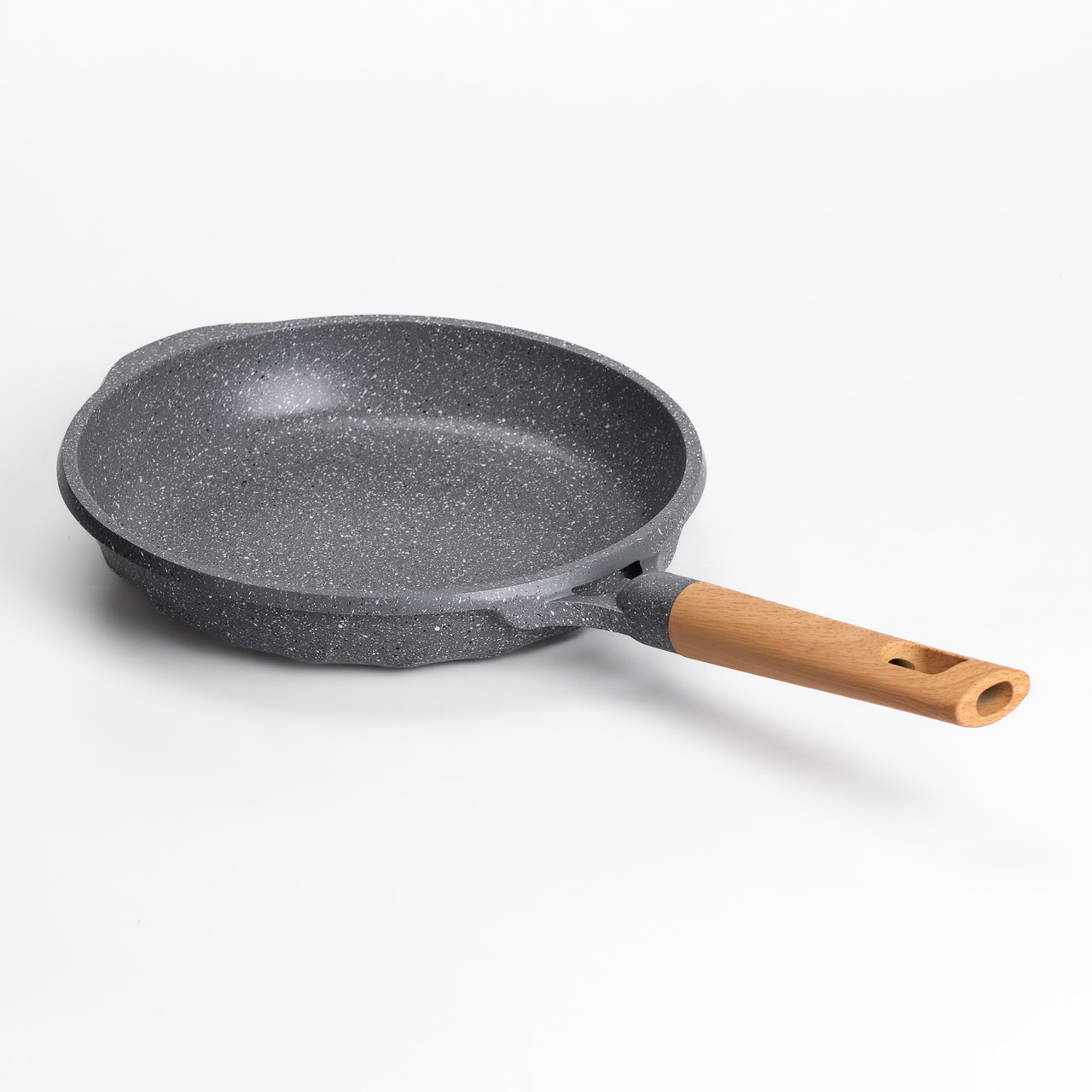 Алюмінієва сковорода 1,5 л, мармурове антипригарне покриття Ø 26 см, товсте MGC сірий