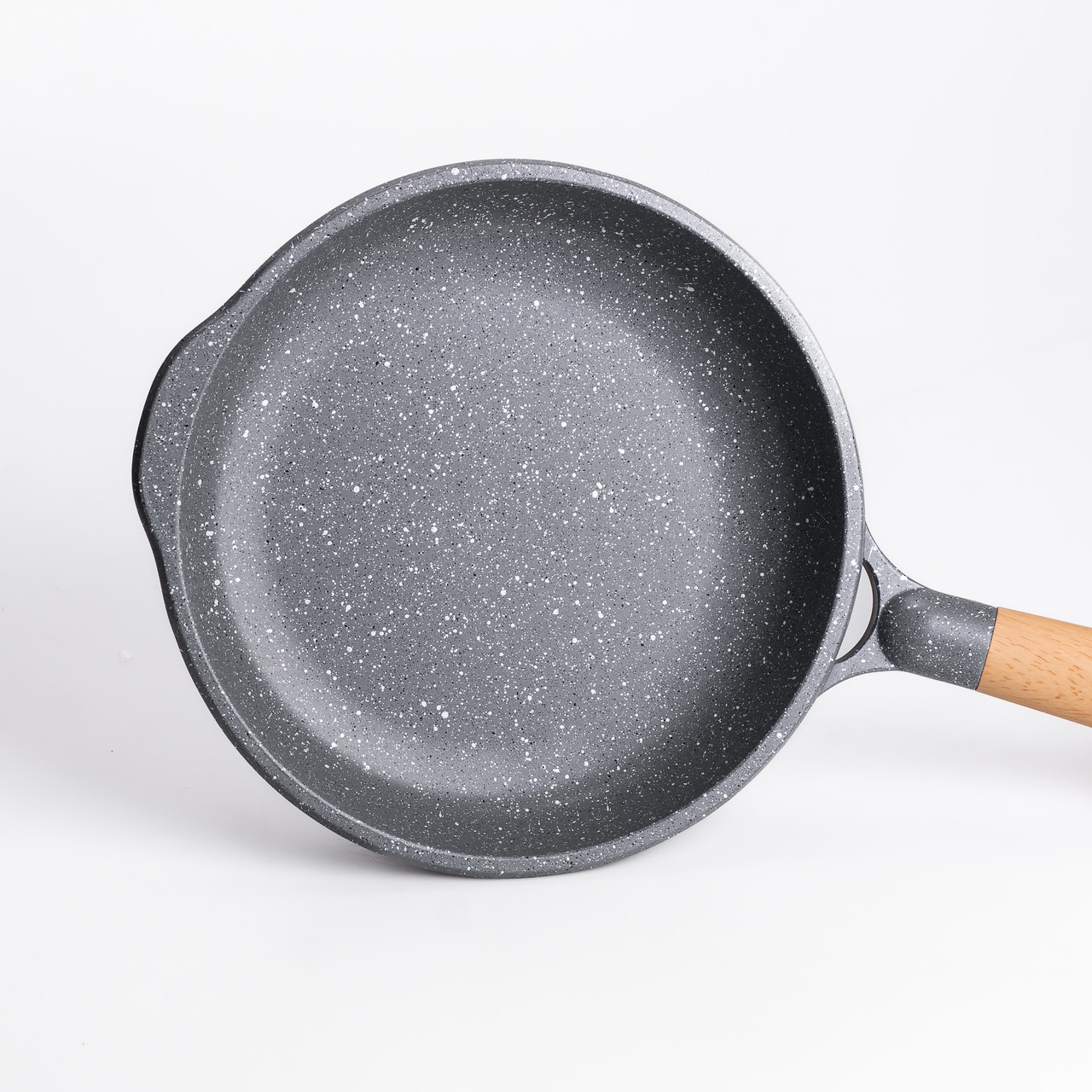 Алюмінієва сковорода 1,8 л, мармурове антипригарне покриття Ø 24 см, товсте дно MGC Grey