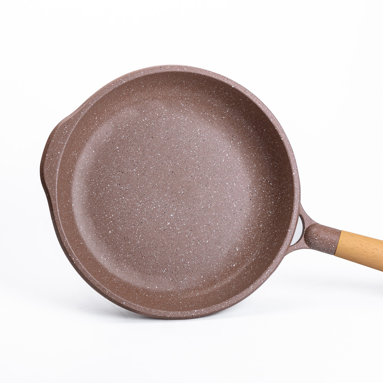 Алюмінієва сковорода 2,8 л з мармуровим антипригарним покриттям Ø 28 см кавова MGC