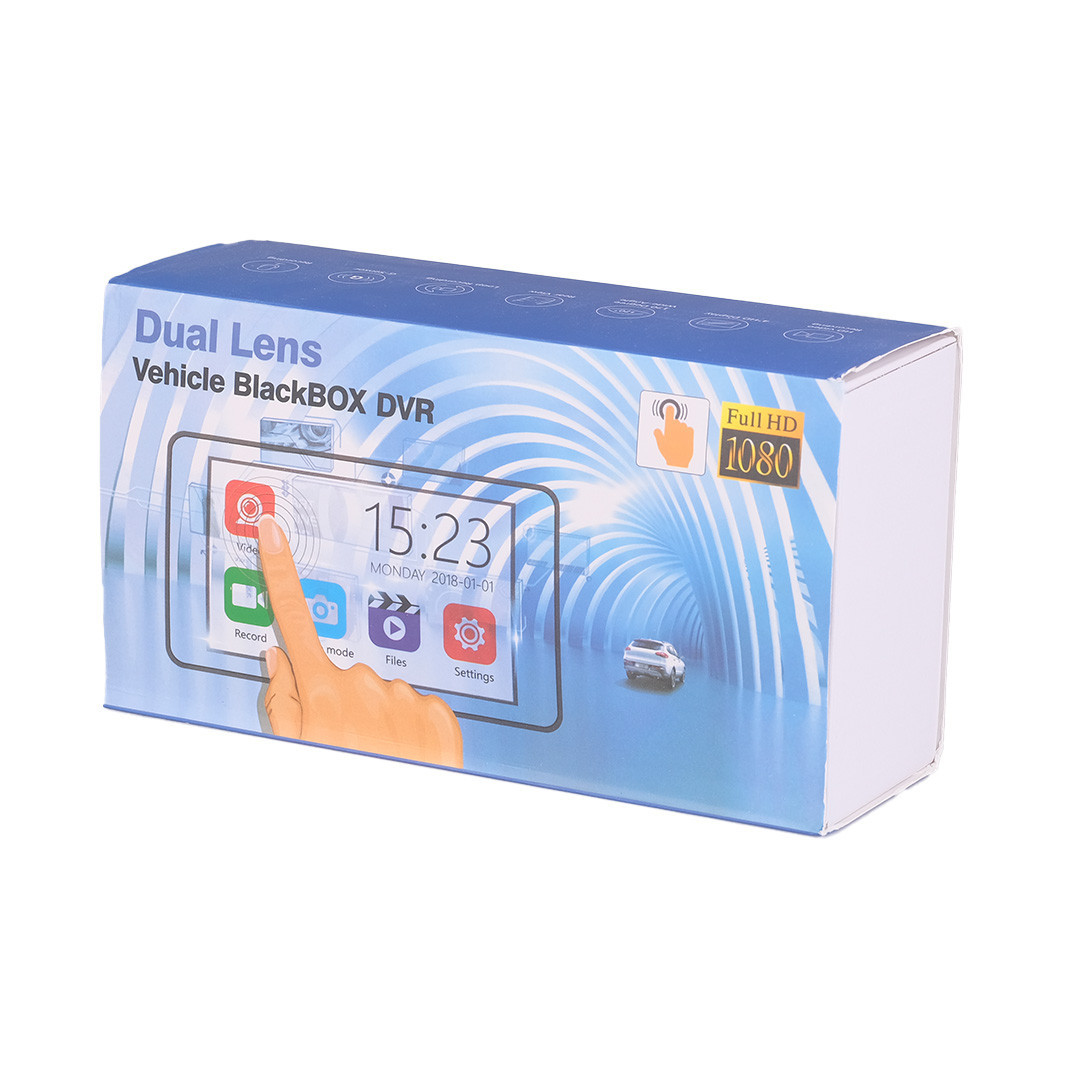 Відеореєстратор з камерою заднього виду автомобільний реєстратор