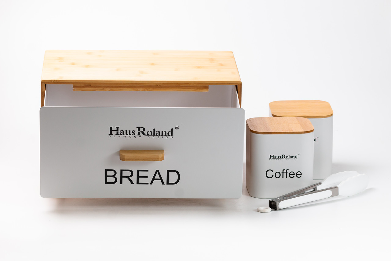 Кухонний набір для зберігання продуктів, білий.