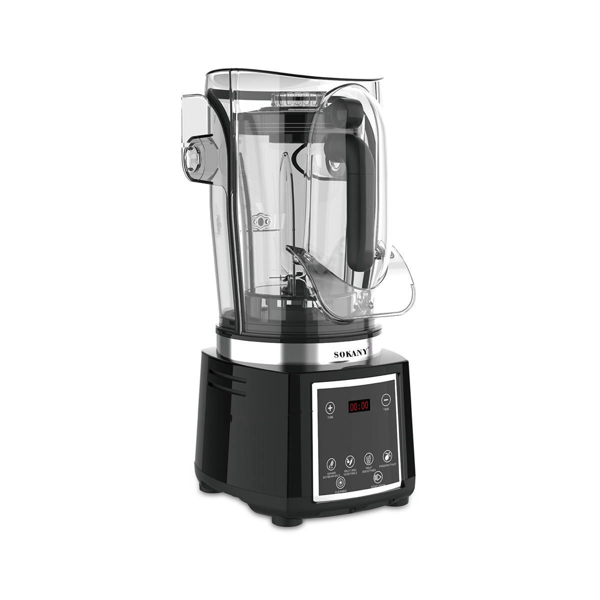 Багатофункціональний блендер Sokany 6000 Вт з чашею 2 літри та нержавіючими ножами