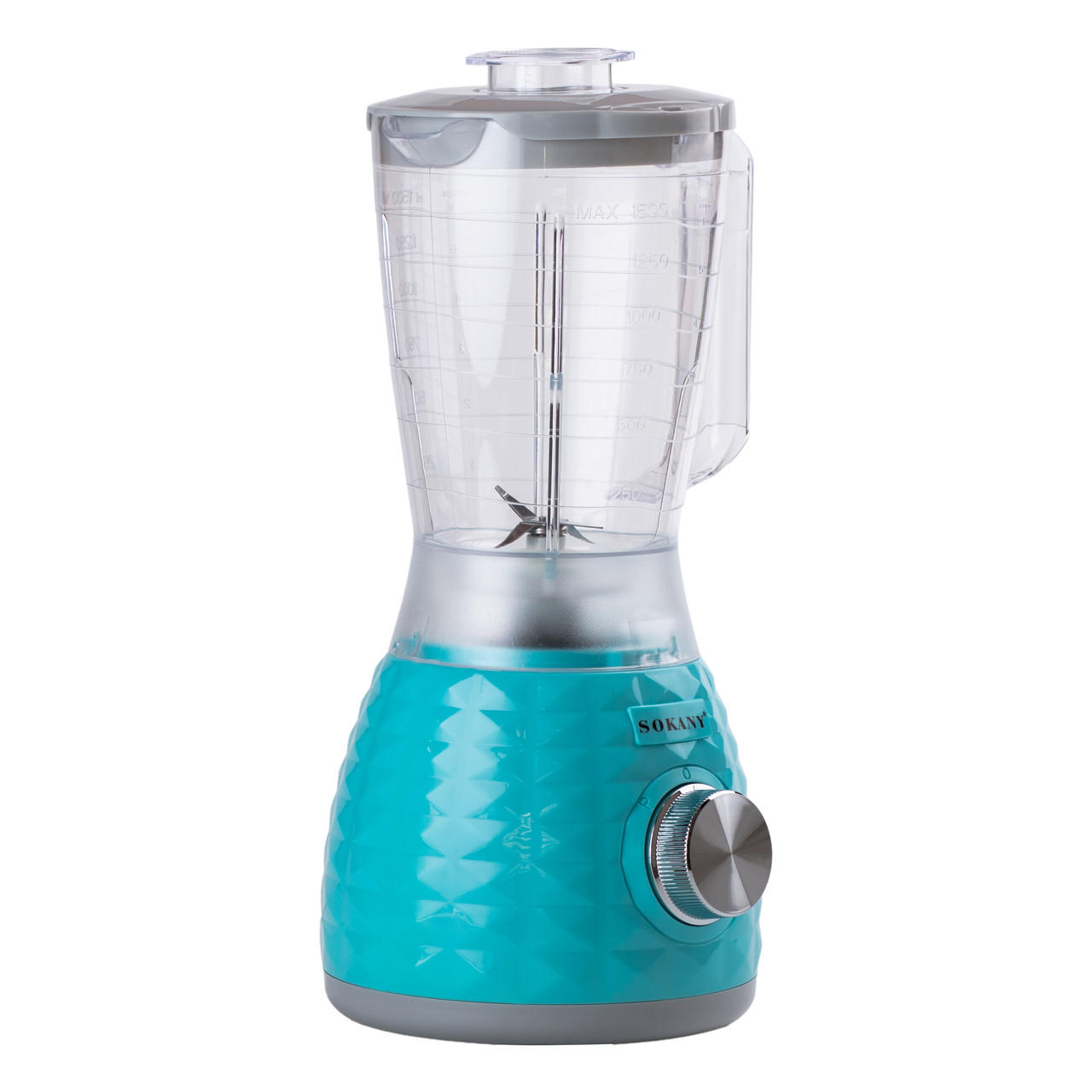 Блендер з чашею об&apos;ємом 1,5 л та кавомолкою 500 2-швидкісний Sokany