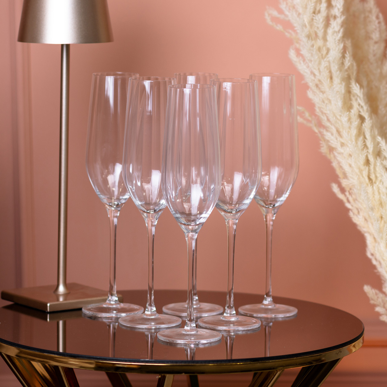 Келихи для шампанського набір із 6 шт 350 мл