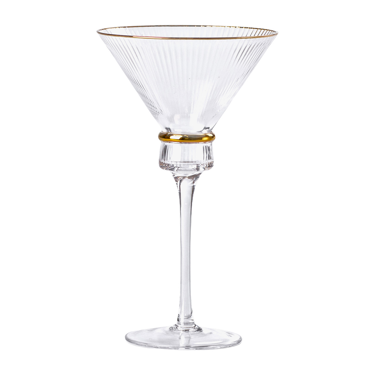 Набір із шести бокалів для мартіні об'ємом 300 мл (висока ніжка).
