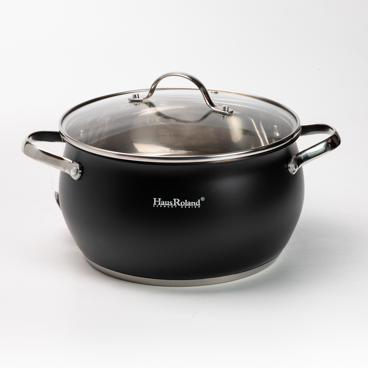 Набір посуду для приготування з нержавіючої сталі 12 предметів, чорний