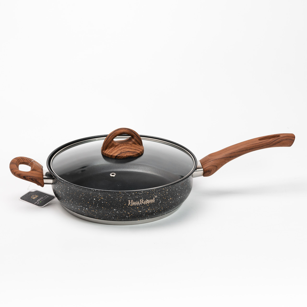 Набір посуду для приготування із нержавіючої сталі 10 предметів чорний