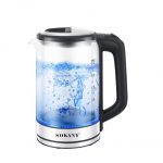 Чайник електричний Sokany SK-09013 2.5 літра прозорий