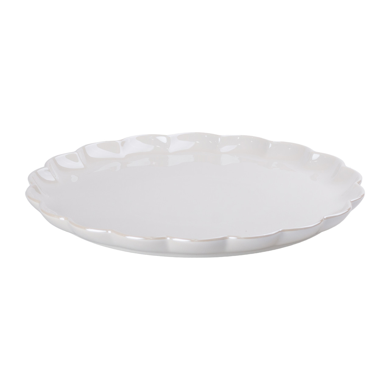 Чайний набір на 6 персон із заварювальним чайником, чайником-заварником та керамічною підставкою Білий