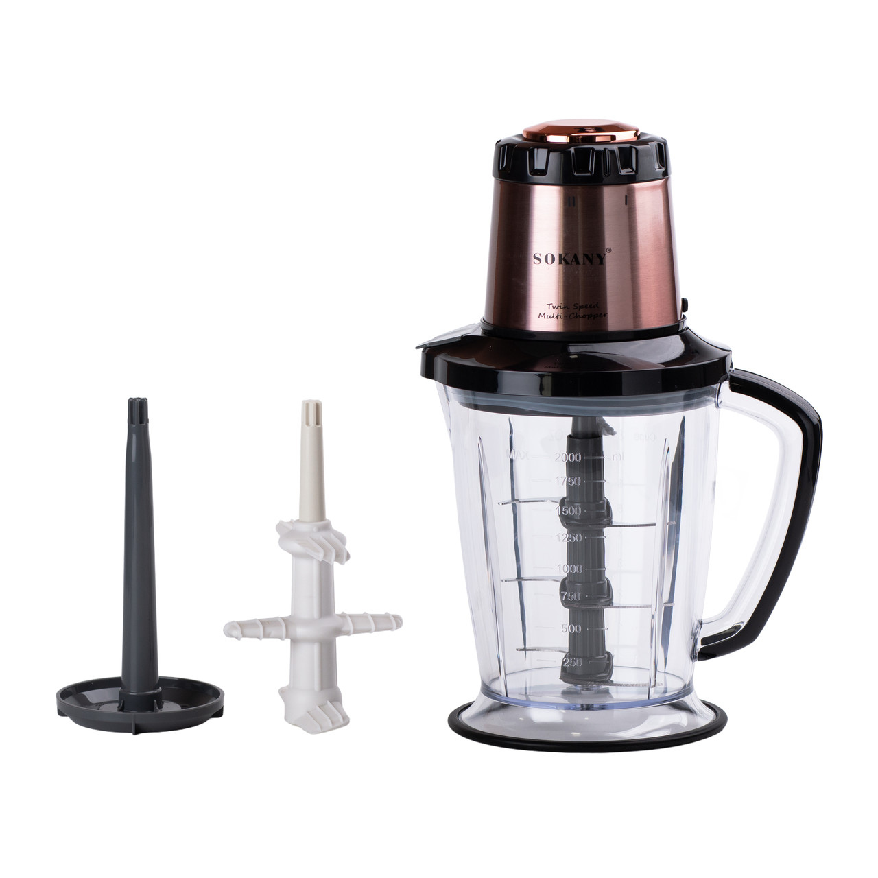 Чопер подрібнювач Sokany SK-7039 з чашею об'ємом 2 л
