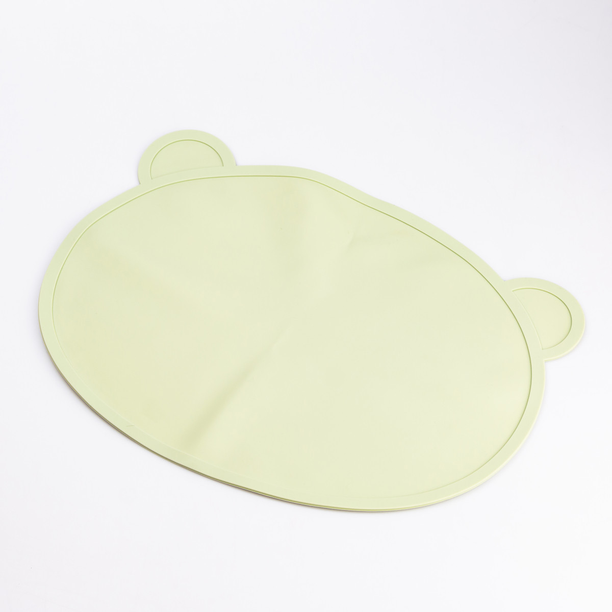 Дитячий набір силіконового посуду 7 предметів Зелений