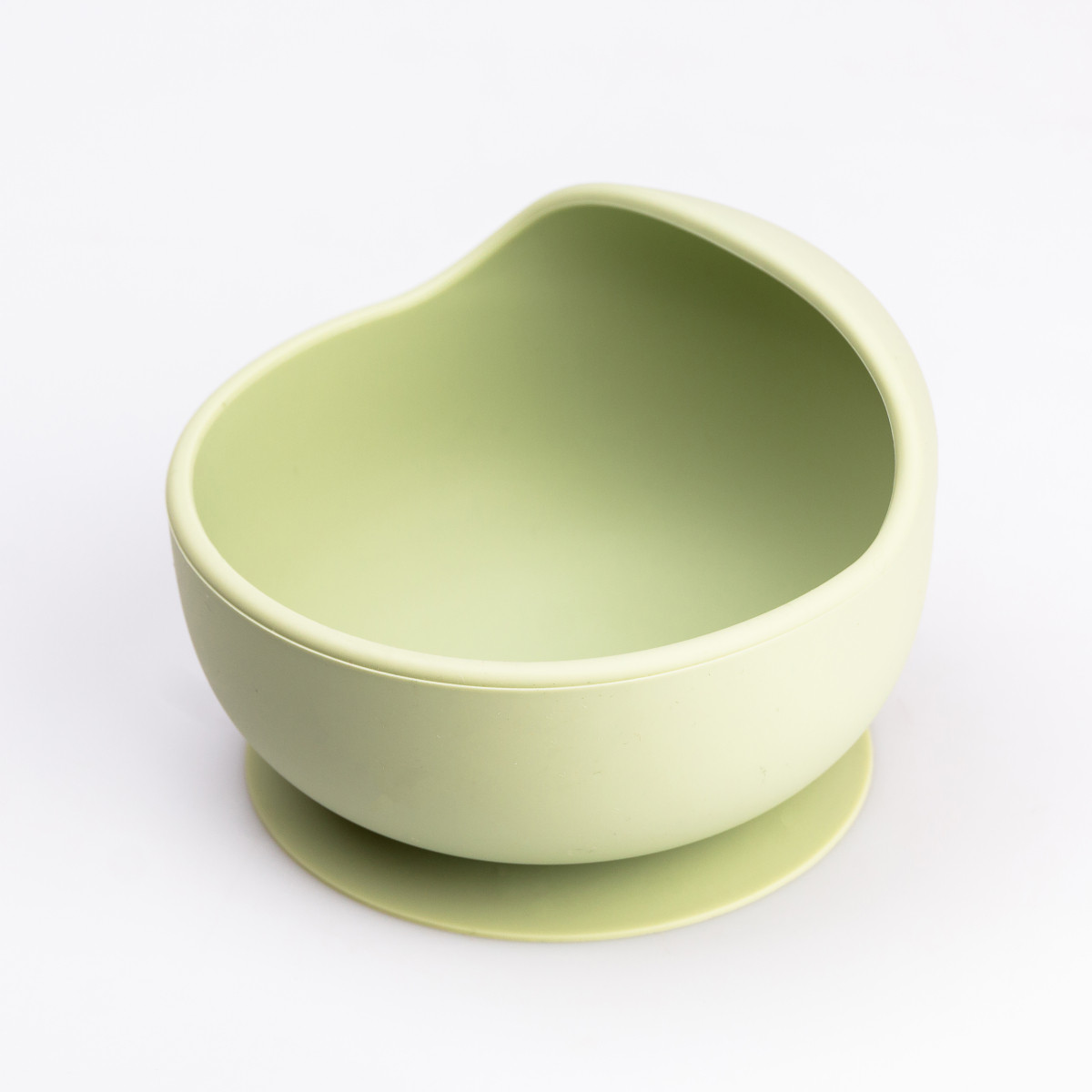 Дитячий набір силіконового посуду 7 предметів Зелений