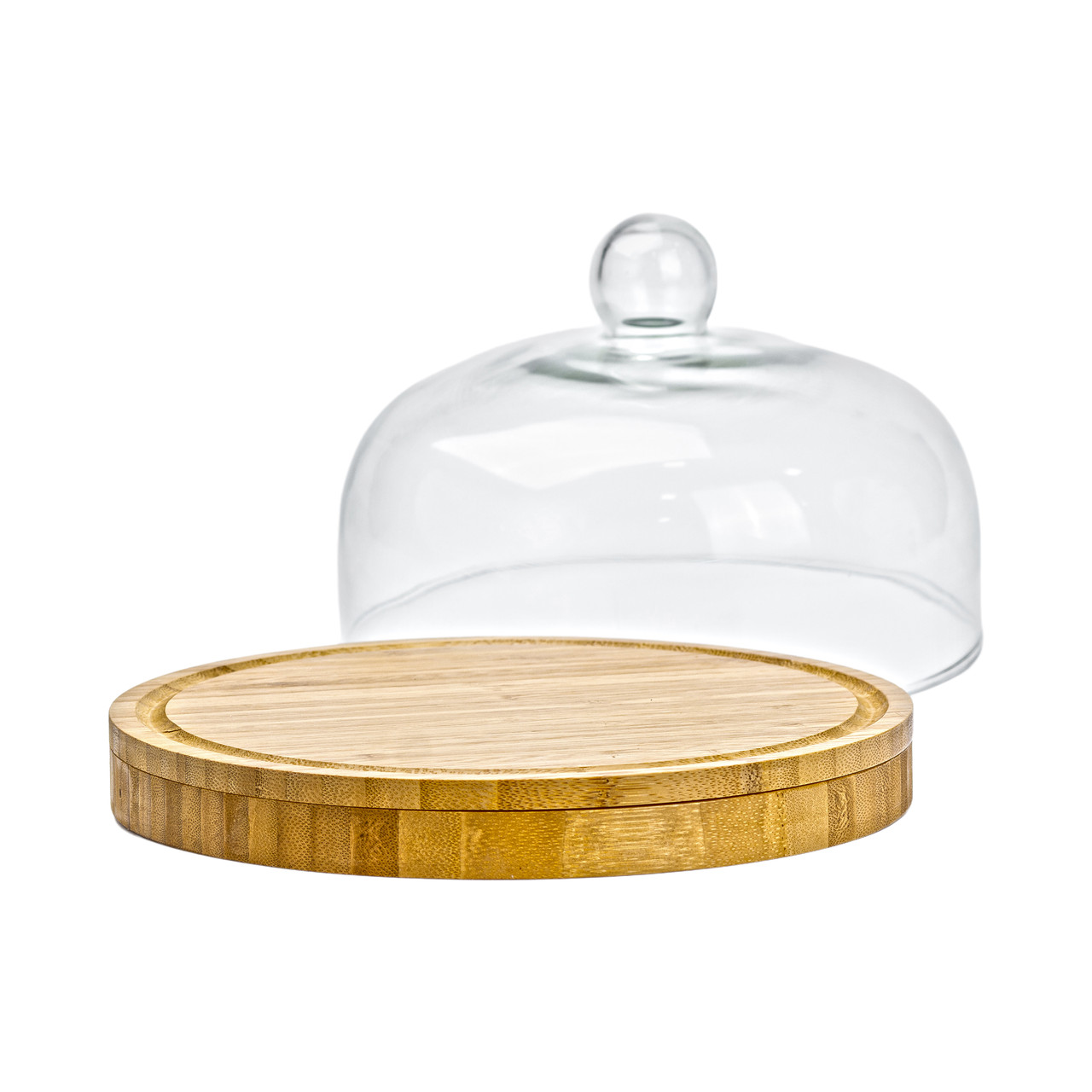 Набір для нарізання сиру Ø 25 зі скляною кришкою