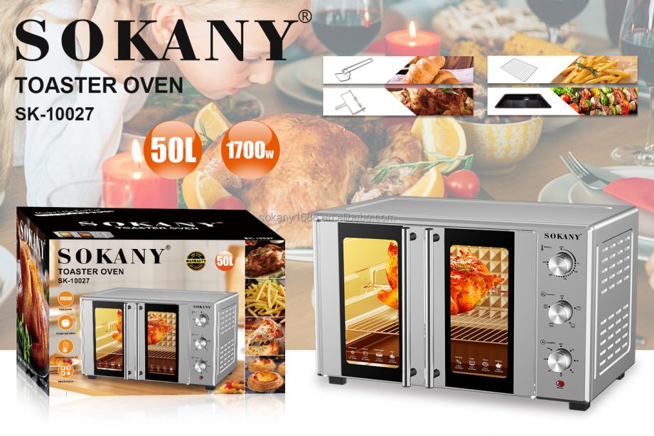 Електрична духовка Sokany SK10027 настільна 50 літрів