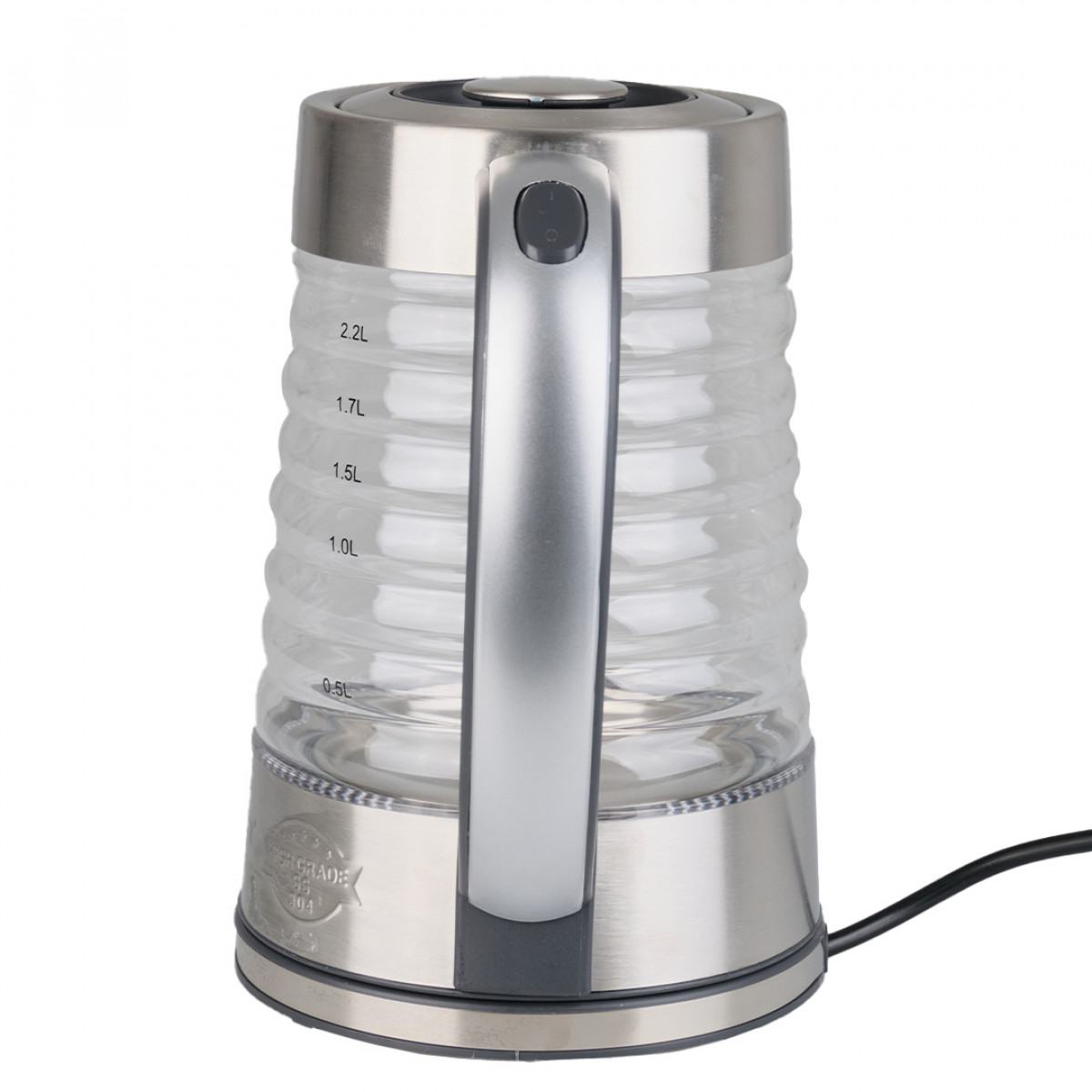 Електрочайник Sokany SK1027CST 2.2 літра скляний 2000 Вт з підсвічуванням