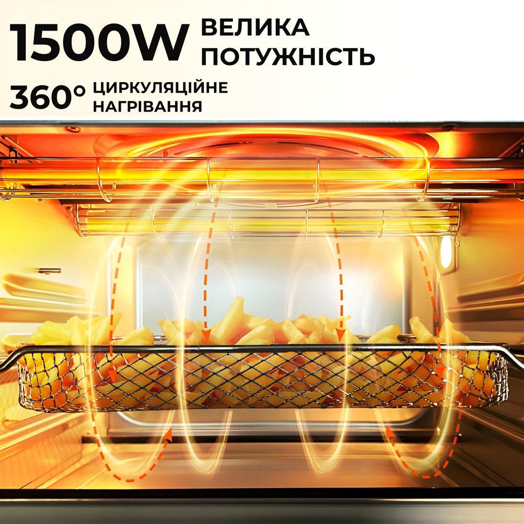 Електропіч Sokany SK10009 настільна 35 л